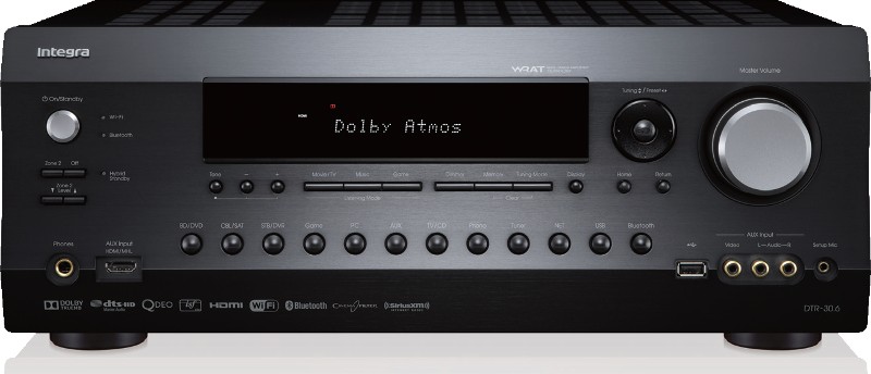 7.2-ch AV-ресивер INTEGRA DTR-30.6 с Dolby Atmos, UltraHD 4K, Wi-Fi